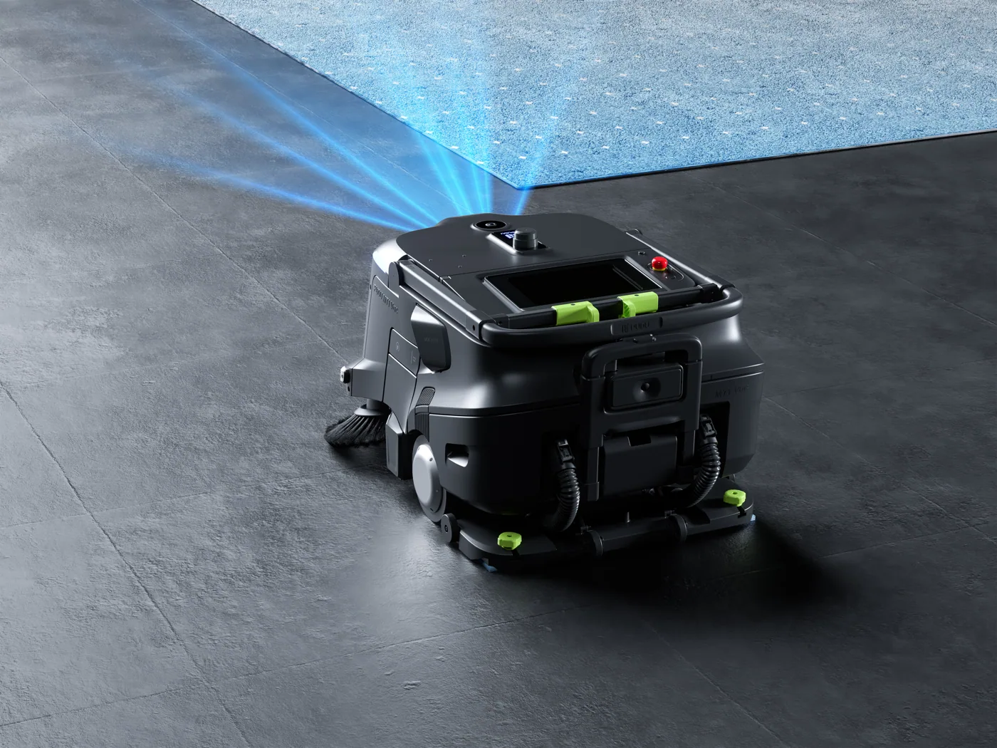 AI floor recognition switches between carpet and hard floors